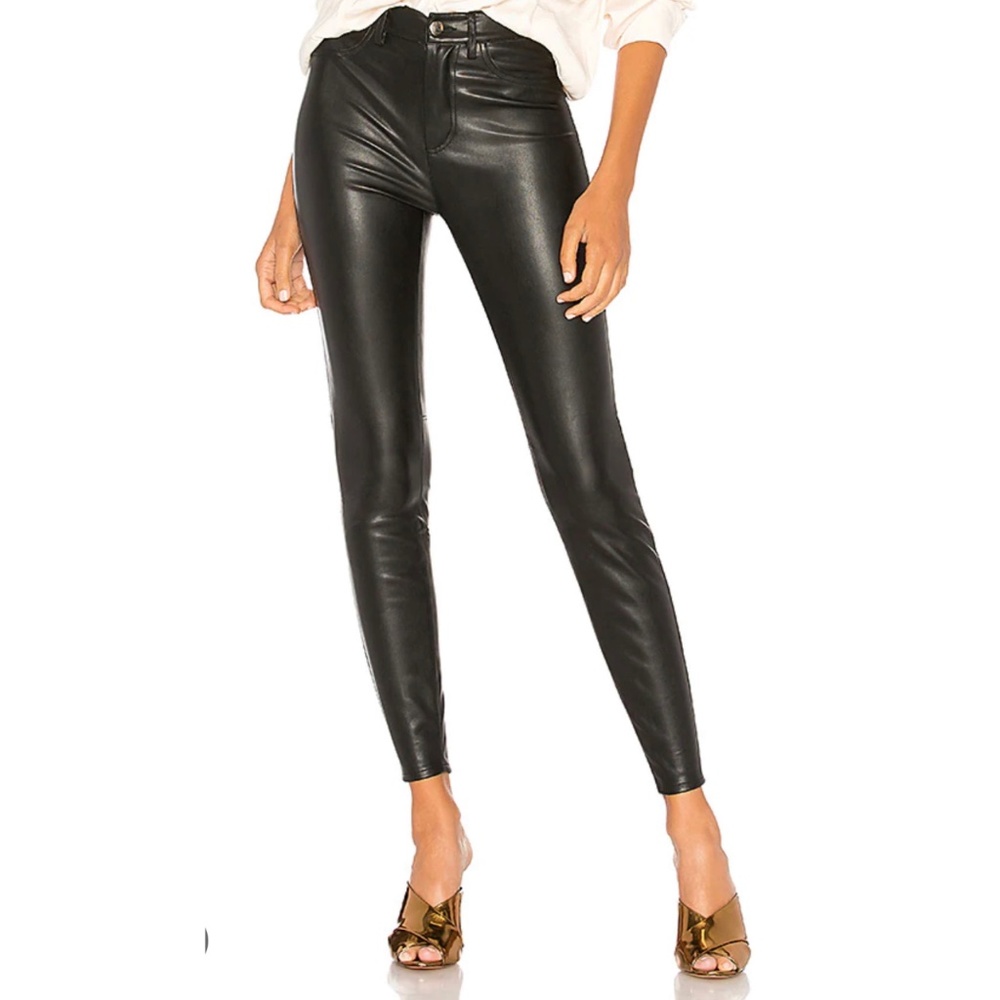 Zara Faux Leather High Rise Skinny Pants size S